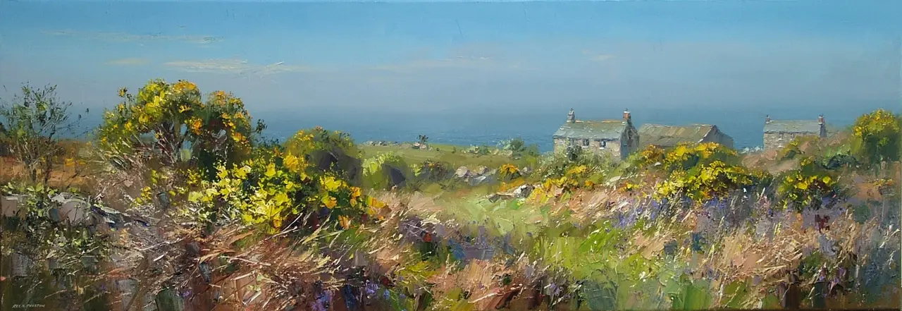 Rex Preston - clear spring day, rosemergy, cornwall